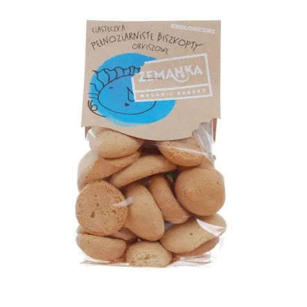 Biszkopty Orkiszowe Pełnoziarniste Bio 70 g Zemanka