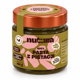 Pasta z Pistacji Bez Dodatku Cukru i Soli 160 g - Nutura