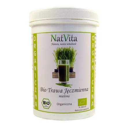 Trawa Jęczmienna Bio Mielona 200 G - Natvita