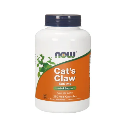 Koci Pazur Cat's Claw 500 mg 250 Kapsułek Suplement Diety  - Now Foods