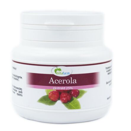 Acerola w Proszku Ekstrakt 100 g VitaFarm 