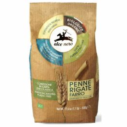Makaron Penne z Płaskurki Bio 500 g - Alce Nero