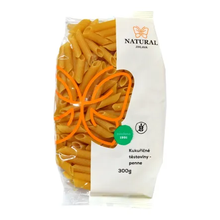 Makaron Kukurydziany Rurki Duże Bezglutenowy 300 g Natural