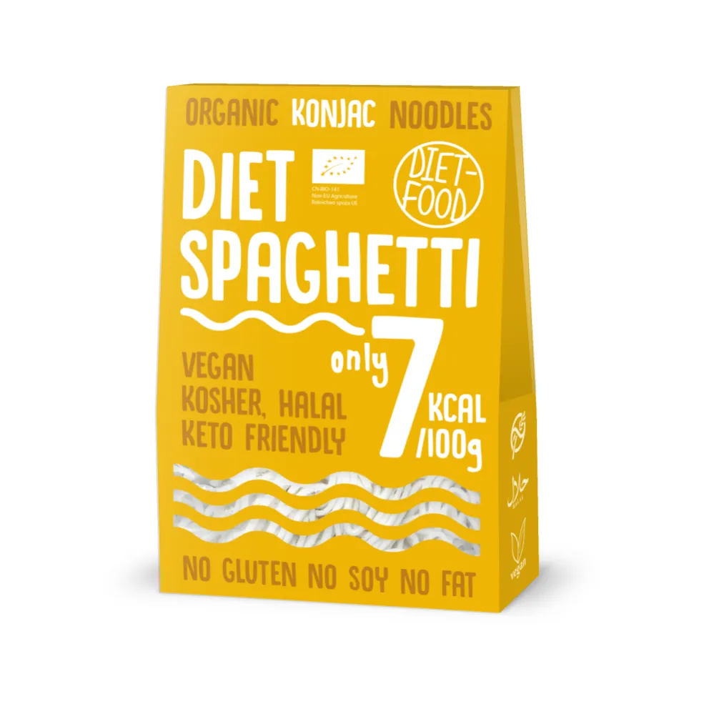 Makaron Konjac Bio Organic Diet Spaghetti 300 g - Diet Food