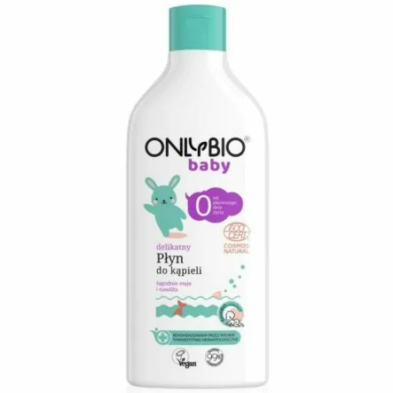 Delikatny Płyn do Kąpieli od 1 Dnia Życia 500 ml - OnlyBio Baby