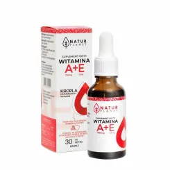 Witamina A+E Krople 30 ml - Natur Planet