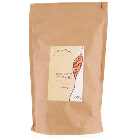 Żeń-szeń Syberyjski Korzeń Mielony 250 g - Nanga - Wyprzedaż