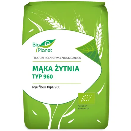 Mąka Żytnia Typ 960 Bio 1 kg - Bio Planet