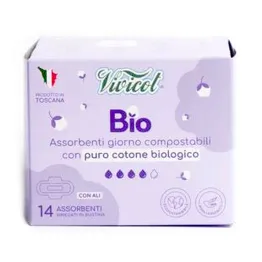 Podpaski Ultra Cienkie Ze Skrzydełkami Na Dzień Eko (14 Sztuk) - Vivicot