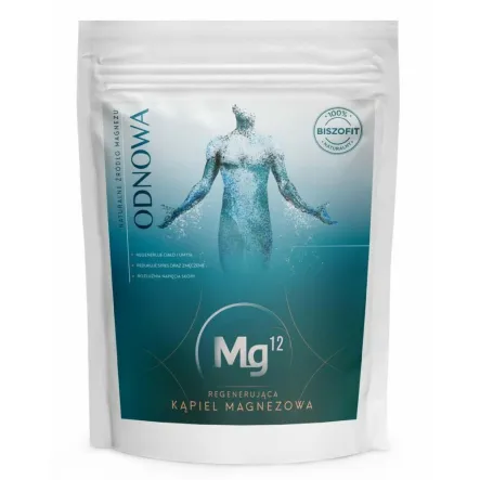 ODNOWA Mg12 Regenerujące Płatki Magnezowe do Kąpieli 4 kg Sól Magnezowa, Zmęczenie, stres - M12