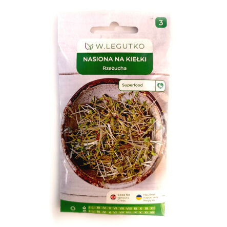 Nasiona na Kiełki Rzeżucha 30 g - Legutko