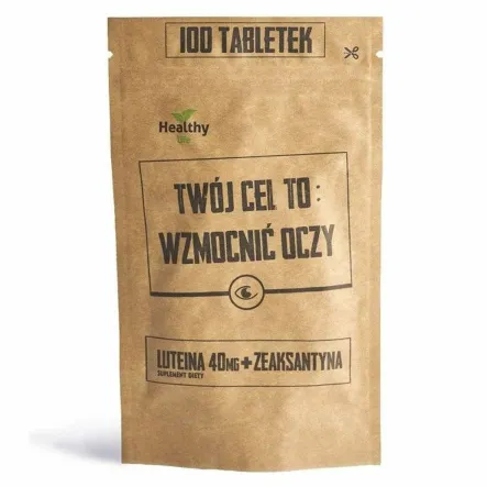 Twój Cel To: Wzmocnić Oczy Luteina plus Zeaksantyna 100 Tabletek - Simple Day