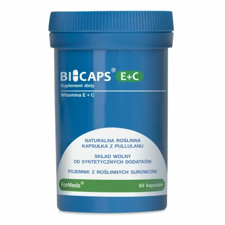 Bicaps E + C 60 Kapsułek 24,6 g Formeds