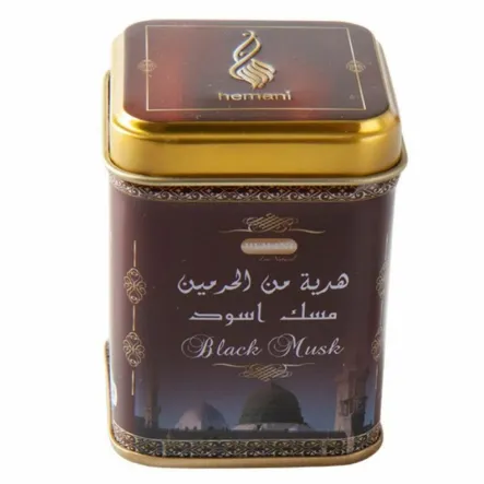 Kostka Perfum Arabskie Czarne Piżmo (Puszka) 25 g - Hemani
