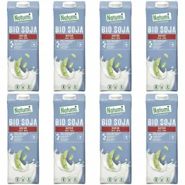 Zestaw 8 x Napój Sojowy Naturalny Bio 1 l UHT - Natumi