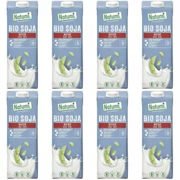 Zestaw 8 x Napój Sojowy Naturalny Bio 1 l UHT - Natumi