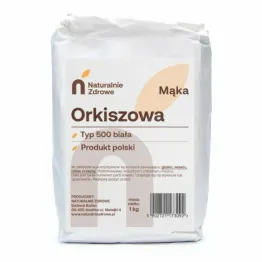 Mąka Orkiszowa Biała Typ 500 1 kg - Naturalnie Zdrowe