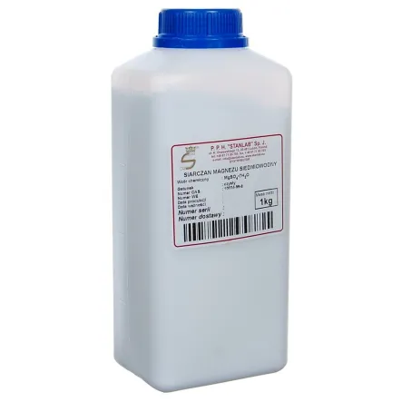 Sól Epsom  Siarczan Magnezu Siedmiowodny Czysty 1 kg - Stanlab