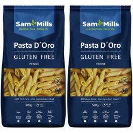 Makaron Bezglutenowy RURKA SKOŚNA 1 kg (2 x 500 g) - SamMills