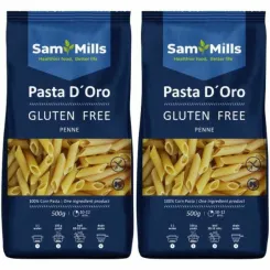 Makaron Bezglutenowy RURKA SKOŚNA 1 kg (2 x 500 g) - SamMills