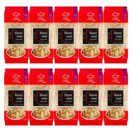 10 x Makaron Instant Pszenny 200 g - House of Asia