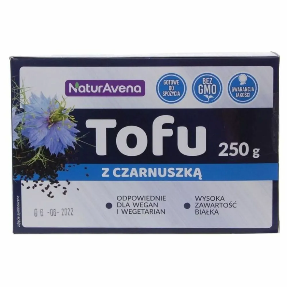 Tofu Kostka z Czarnuszką 250 g - NaturAvena