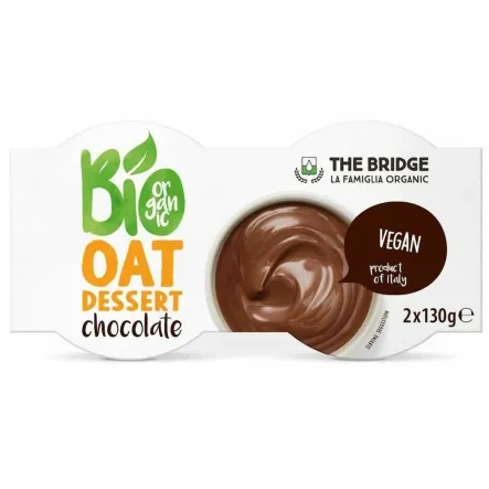 Deser Owsiany Czekoladowy Bio 260 g (2x 130 g) - The Bridge
