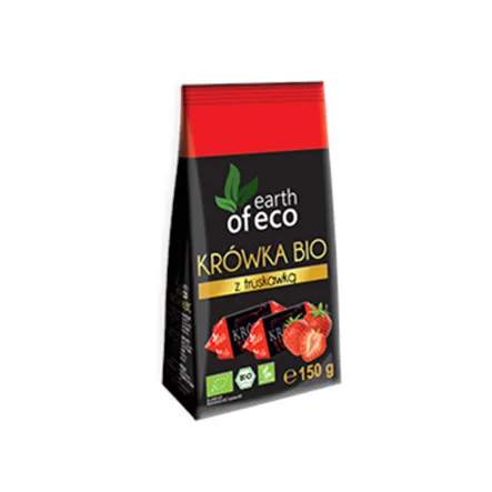 Krówki Z Liofilizowaną Truskawką Bio 150g Earth