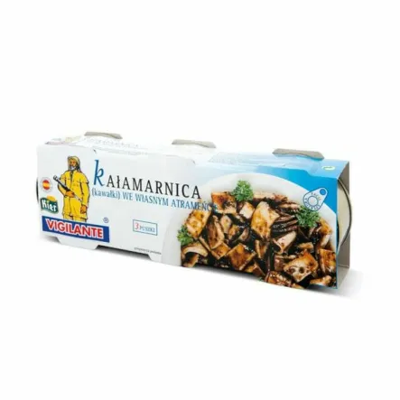 Kałamarnica (Kawałki) w Atramencie 3-Pack (3x 80 g) - Kier