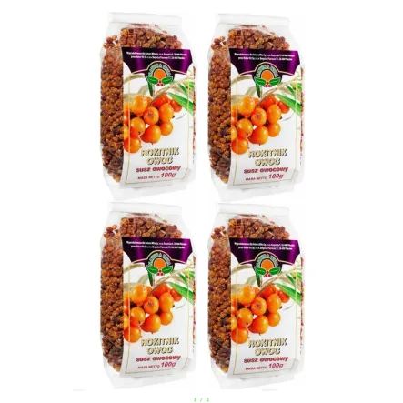 4 x Rokitnik Owoc Suszony 100 g - Natura Wita
