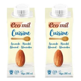 2 x Śmietanka Migdałowa UHT Bio 200 ml - Ecomil