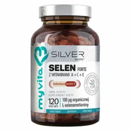 Silver Pure Selen Forte z Witaminami A, C, E 120  Kapsułek - MyVita