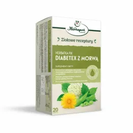 Herbatka DIABETEX z MORWĄ  FIX 30 g (20x 1,5g) - Herbapol Kraków