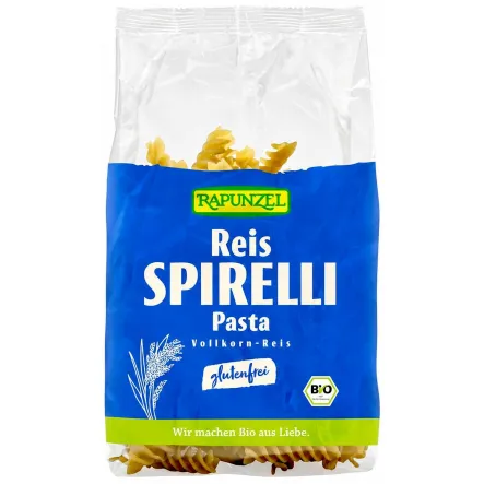 Makaron Ryżowy Razowy Świderki Bezglutenowy Bio 250 g - Rapunzel