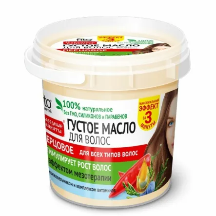 Gęsty Olejek do Włosów Pieprzowy z Efektem Mezoterapii 155 ml Fitocosmetic - Wyprzedaż