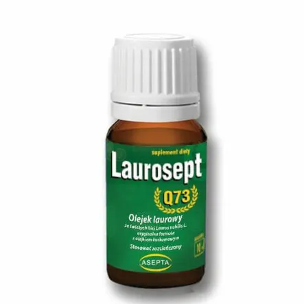 Laurosept Q73 Olejek Laurowy z Olejkiem Kurkumowym 10 ml - Asepta