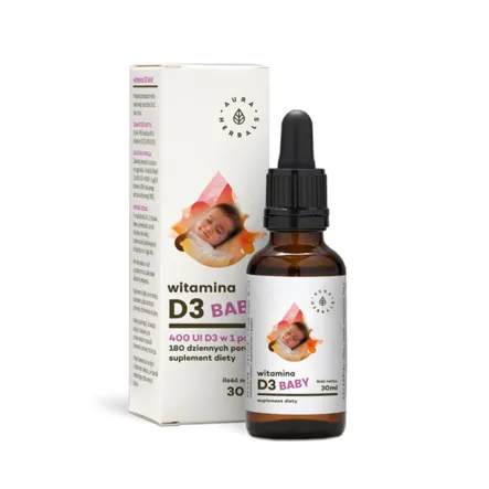 Witamina D3 Baby 30 ml - Aura Herbals