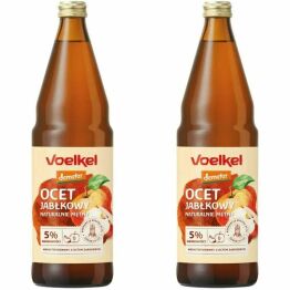 Zestaw 2 x Ocet Jabłkowy Niepasteryzowany Niefiltrowany Bio DEMETER 750 ml - Voelkel