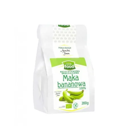 Mąka Bananowa Bezglutenowa Bio 200 g Look Food 