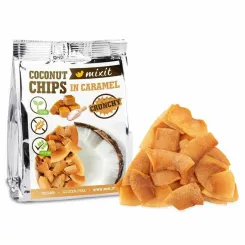 Chipsy Kokosowe do Kieszeni KARMEL 60 g - Mixit