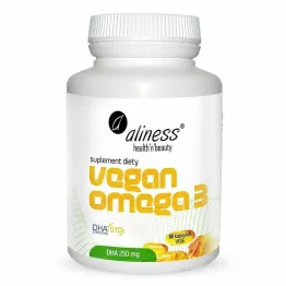 Vegan Omega 3 DHA 250 mg 60 Kapsułek - Aliness