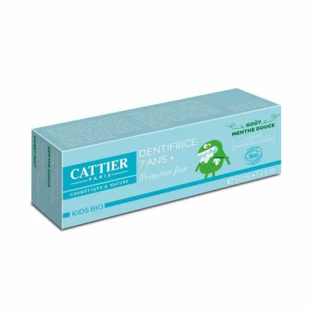 Pasta do Zębów Słodka Mięta Dla Dzieci od 7 Lat Eko 50 ml Cattier