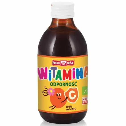 Ekologiczny Sok z Owoców Róży i Jabłek 250 ml - Polska Róża