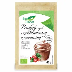 Budyń o Smaku Czekoladowym z Żurawiną Bio 40 g - Bio Planet