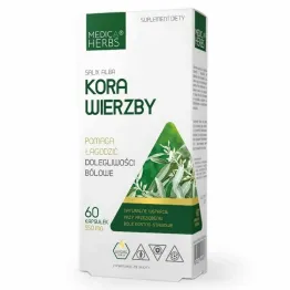 Kora Wierzby 550 mg 60 Kapsułek - Medica Herbs