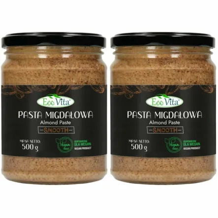 2 x Pasta Migdałowa 500 g - EOOVITA
