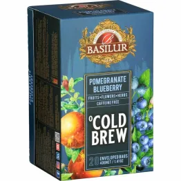 Herbatka COLD BREW Pomegranate Blueberry Saszetki 40 g (20x 2 g) - BASILUR