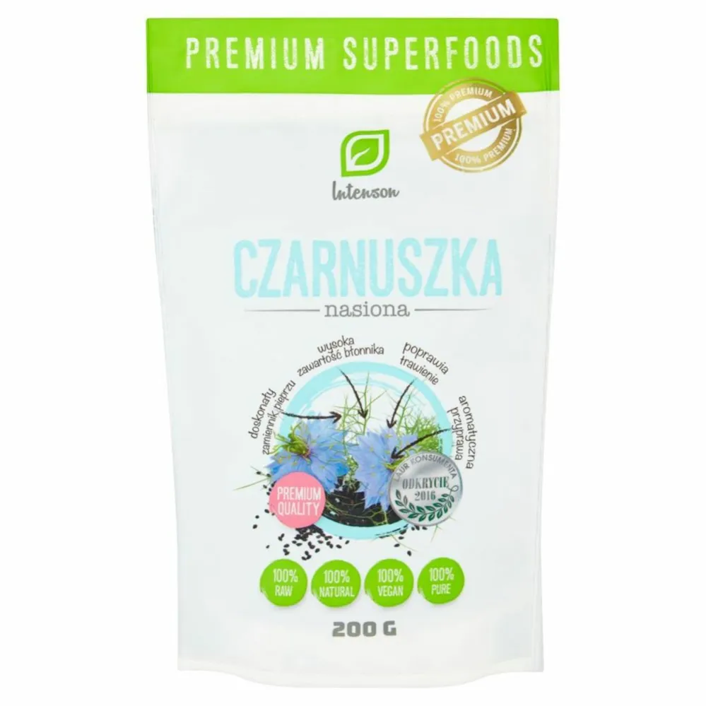 Czarnuszka Nasiona 200 g - Intenson