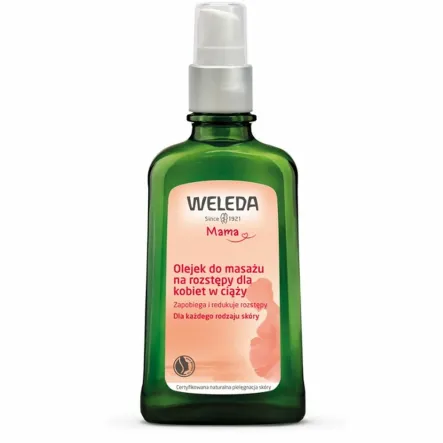 Olejek do Masażu na Rozstępy Dla Kobiet w Ciąży 100 ml - Weleda - Wyprzedaż