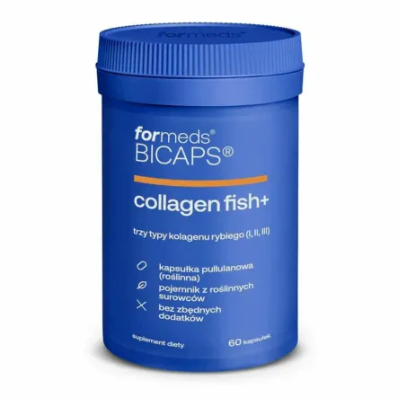 Bicaps Kolagen Rybi Fish+ 60 Kapsułek - Formeds